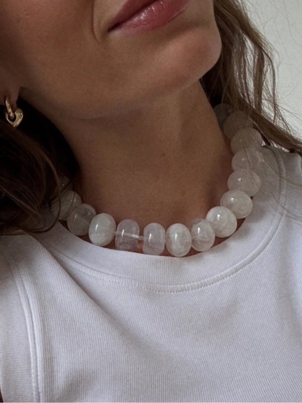 “Coconut & Salt” Bead Necklace